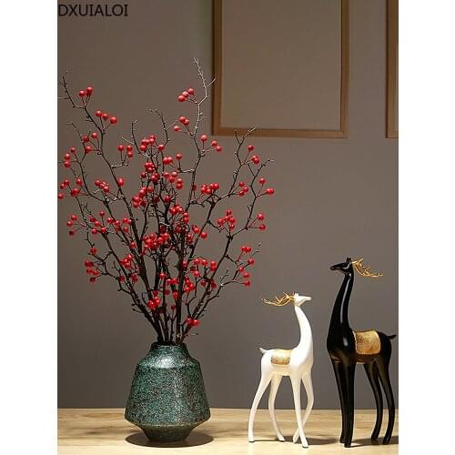 Ceramic vase handmade creative new Chinese style European style living room porch decoration flower arrangement ornaments