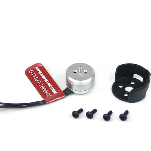 KINGKONG GT1103 7800KV / GT1105 7000KV Brushless Motor 2S for 90-130mm FLYEGG 100 130RACING Drone free Motor protection seat