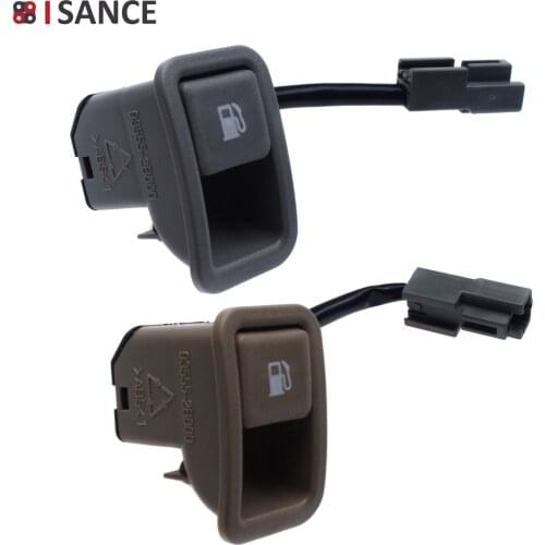 Fuel Gas Door Release Switch Button Beige Gray & Wiring Harness Plug Connector For Hyundai Santa Fe 2007 2008 2009 935552B000J9