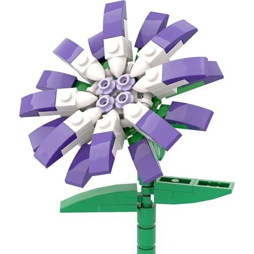 Simulated Insect Bee Butterfly Dragonfly Chrysanthemum Building Block Animal City Bricks Educational Toys for Children