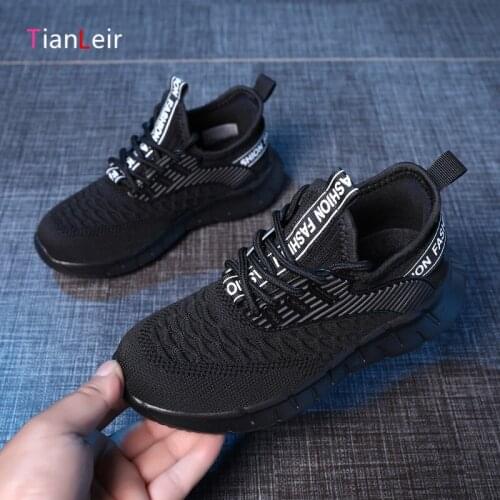 2021 Fashion Sports Shoes For Boys High Quality Breathable Kids Sneakers For Girls Boys Lightweight Children Casual Shoes