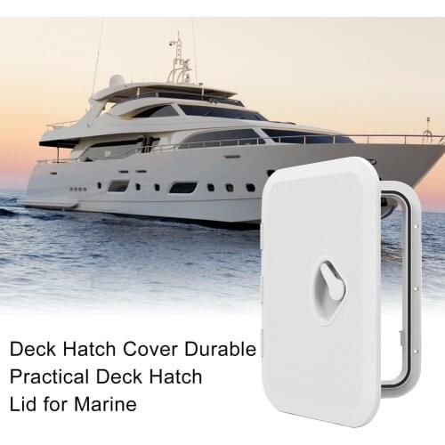 270x375 Hatch Cover For Boat Yacht RV Watertight Anti-UV Non-Skid Inspection ABS Plastic Door Deck Access 270x375 mm