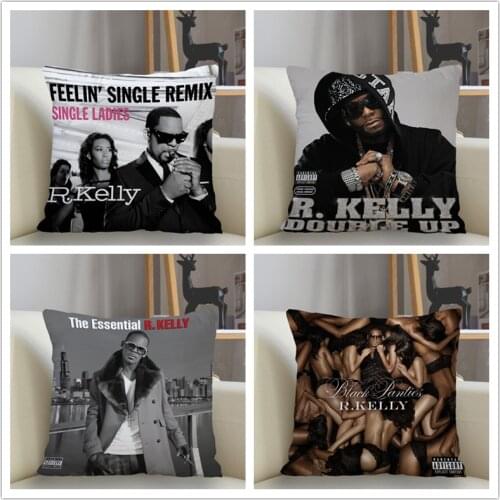 Musife R.kelly Pillowcase Custom Square Pillow Cover Case Zipper Pillowcase 35*35,40*40,45*45cm Drop Shipping