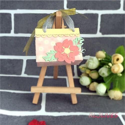 Bag & Flower Metal Cutting Dies DIY Scrapbooking Card Stencil Paper Craft Handmade Album Handbook Decoration