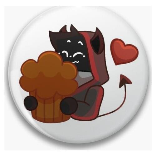 Bbh With Muffin Ver 2 Soft Button Pin Creative Lover Decor Jewelry Lapel Pin Gift Women Metal Clothes Fashion Cute Collar