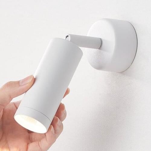 Mini LED Wall Lamp 350° Rotating and 180° Swing Classic black / white style overall design parsimony appears to be agile