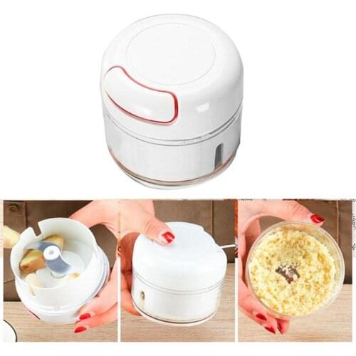 Stainless Steel Garlic Press Ginger Grinding Cracker Crusher Vegetable Cutter Kitchen Tools Garlic Chopper Garlic Slicer Cutter