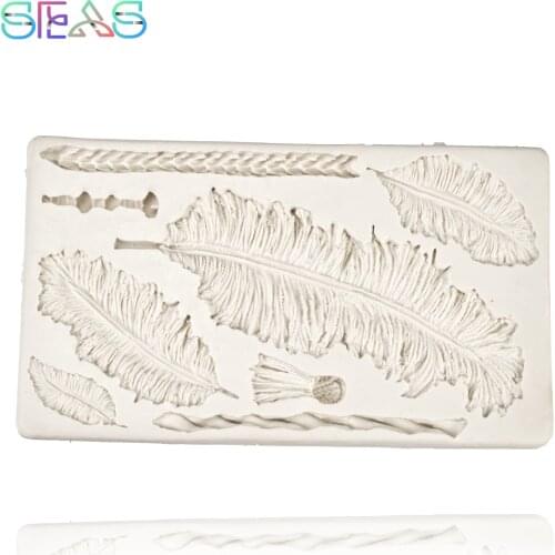 Silicone Mold DIY Chocolate Molds Big Leaves Molds Silicone Creativity Cake Mold Hand Kitchen Tools Pastry and Bakery Tools