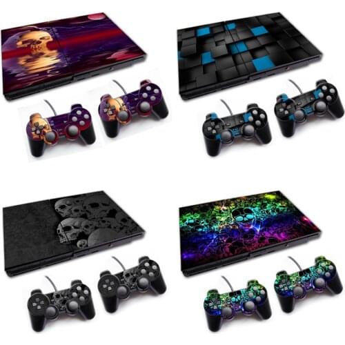 Cool design For PS2slim Console and Controllers stickers for PS 2 sticker for P S2 Vinyl sticker for ps2slim 70000 skin sticker