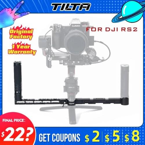 INstock TILTA DJI RS 2/RSC 2 Ronin RS2 Shooting Kit-Professional Rear Operating Control Handle Power Supply Bracket