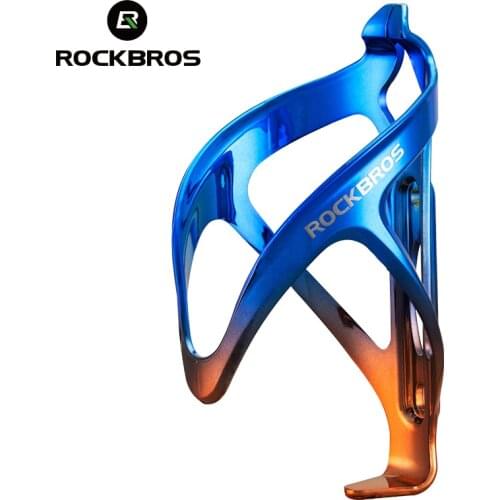 ROCKBROS Bicycle Aluminium Alloy Adjustable Water Bottle Cage Mountain Bike Cycling Bottle Holder Ultralight HandleBar Mount
