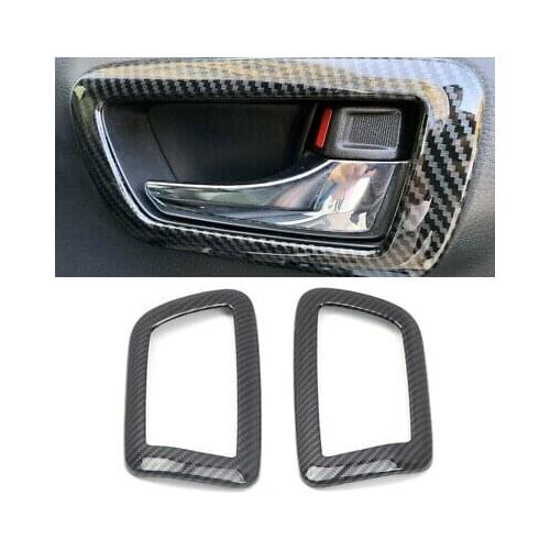 Inner Side Front Door Handle Bowl Cover Trim 2pcs For Toyota Tacoma N300 16-19