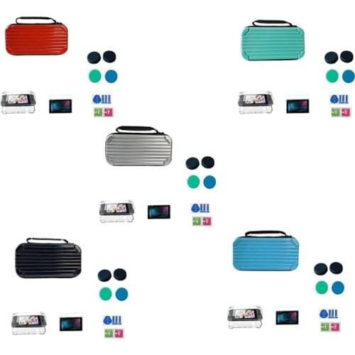 Hard Shell Protection for Switch Crystal Shell Tempered Film Set Storage Packet Easy to Clean and Drop Resistant