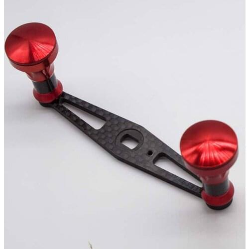 1pcs/pack ultra light ultra durable carbon fiber modified baitcasting drum Raft reel DIY modify refit repair carbon handle grip