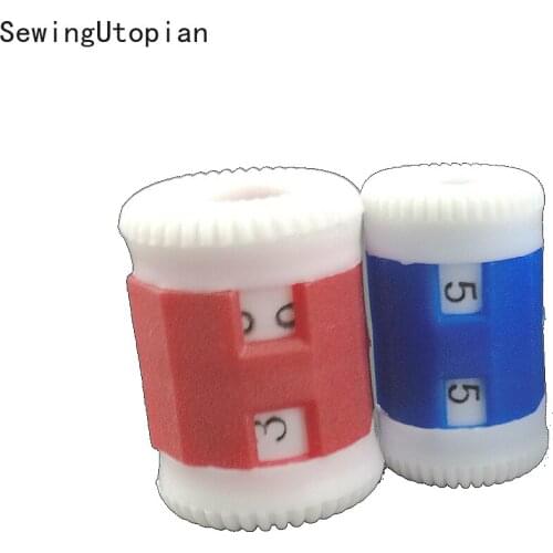 2PCS Plastic Crochet Knitting Row Counter Stitch Tally Knitter Convenient Knitting Row Counter Sewing Round Stitch Tally Marker