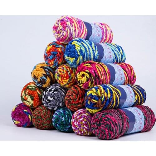 4Pcs/Pack 3 Strands Thick Yarn For Shoes Scarf Handmade Knitting Crocheting Yarns 200g/Pcs 60 Colors DIY Craft