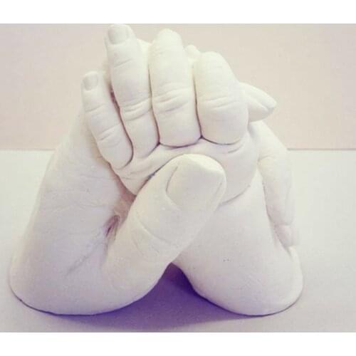 400g Plaster Molding Powder Clone Powder Mini Kit Kids Baby Handprints Footprints Hand And Foot Casting Consolidation Process