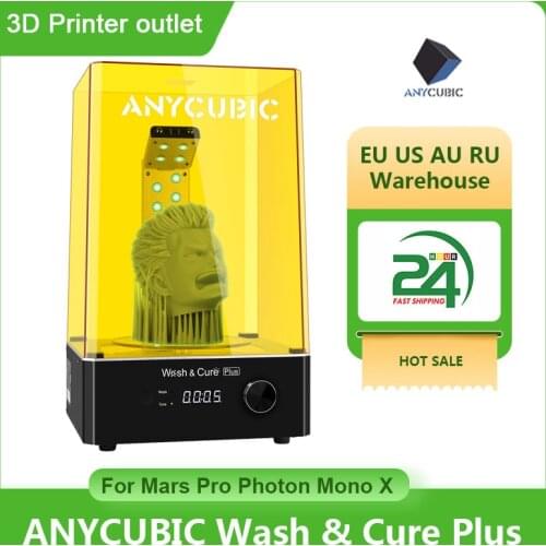 ANYCUBIC Wash & Cure Plus Washing Curing 40W 2 in 1 Machine For Mars Pro Photon Mono X LCD 3D Printer 3D Printing Models