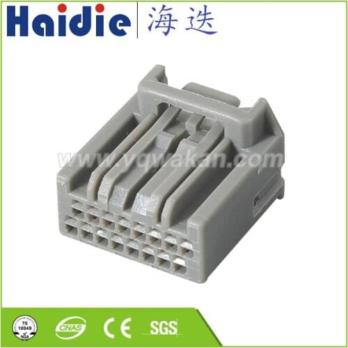 Free shipping 2sets 16pin auto car electric 16way female automotive electrical connector with pins HD165C-1-21