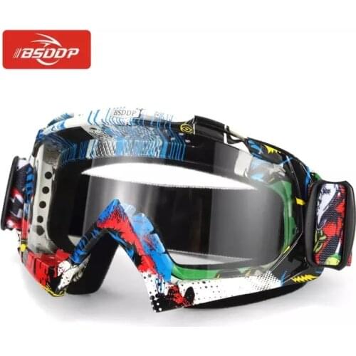 BSDDP brand Motocross Goggles Cross Country Skis Snowboard ATV Mask Oculos Gafas Motocross Motorcycle Helmet MX Goggles Glasses