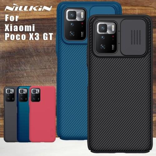 NILLKIN for Xiaomi Poco X3 GT 5G case Back cover CamShield Camera Protection Lens Case for Xiaomi Poco X3 GT NFC 5G