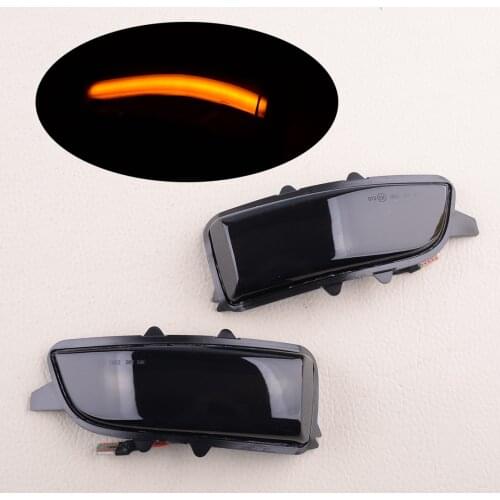 Black Car LED Sequential Turn Signal Light 31111102 Fit for Volvo C30 C70 S40 V40 V50 V70 S60 2010 31111090