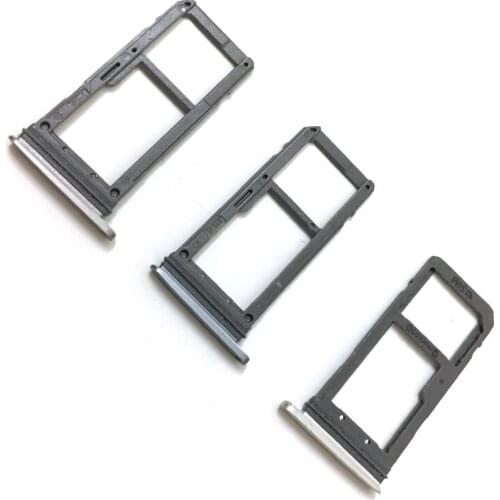 50pcs Sim Card Tray Holder For Samsung Galaxy S7 S7 Edge Single Dual SD Card Socket Slot Adapter Replacement