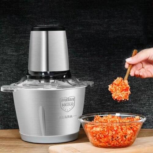 Meat Grinders Electric Household Minced Meat Grinder Automatic Multifunctional Household Cooking Machine Small Electric CY