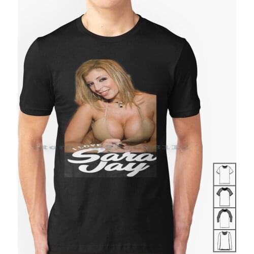 Sara Jay Babe 2 Essential T-Shirt T Shirt 100% Cotton Itsnz T Shirs Lana Rhoades Vixen Cute Model Pinup Babe Bang Bros Blacked