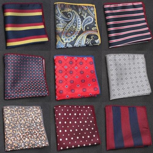 Handkerchief Luxury Hankies Ties for Men Gift Business Hanky Pocket Square Towel Fashion Formal Dress Accessories Men Tie Cravat