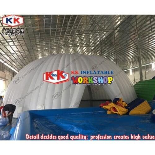 Customization of business display activities Giant white double door inflatable tent