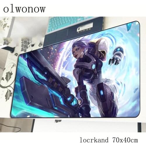 Ahri sexy mousepad 700x400x3mm large gaming mouse pad gamer mat game computer padmouse keyboard cheapest play mats