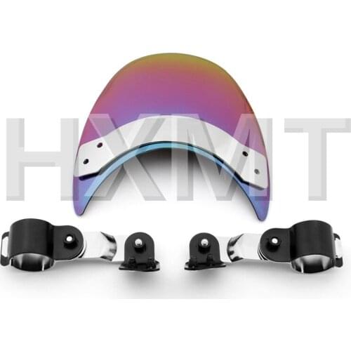 Small Windscreen Windshield For For Harley Dyna Wide Super Low Glide XL883 1200 XLH883 XLH1200 XL XLC XLH900 XLCH XLH1000 XR1000