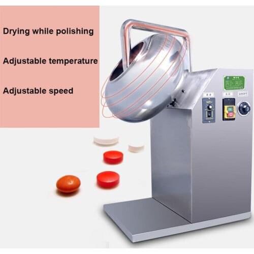 BEIJAMEI BY-400 Traditional Chinese Medicine Polishing Machine Chocolate Sugar Coating Machine Stainless Steel Candy Coat