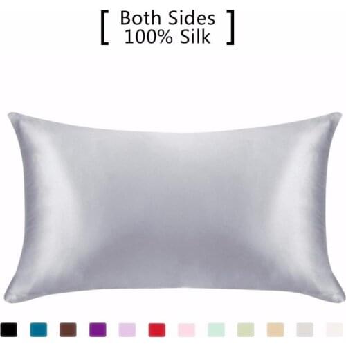 69 Silk Pillowcase Hair Skin, 19 Momme 100% Pure Natural Mulberry Silk Pillowcase Standard Size, Pillow Cases Cover Hidd