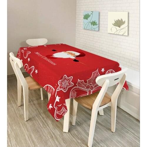 NIOBOMO New Year Tablecloths On The Table