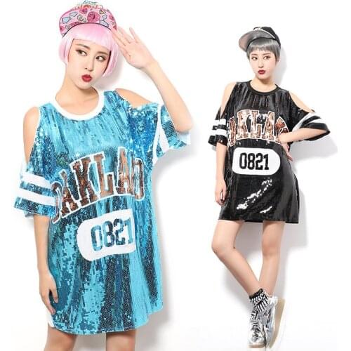 2016 New Fashion Sequins Letters Off the Shoulder Tops For Women Club Style Sexy T shirt Strapless Loose T-shirt Woman