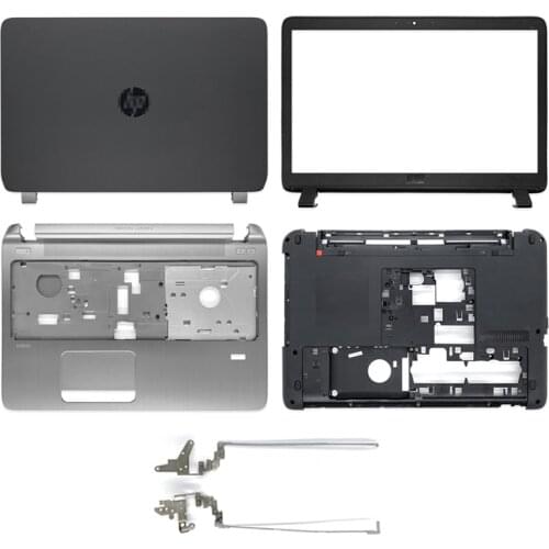 NEW Laptop LCD Back Cover/Front Bezel/Hinges/Palmrest/Bottom Case For HP Probook 450 G2 455 G2 768123-001 AP15A000100