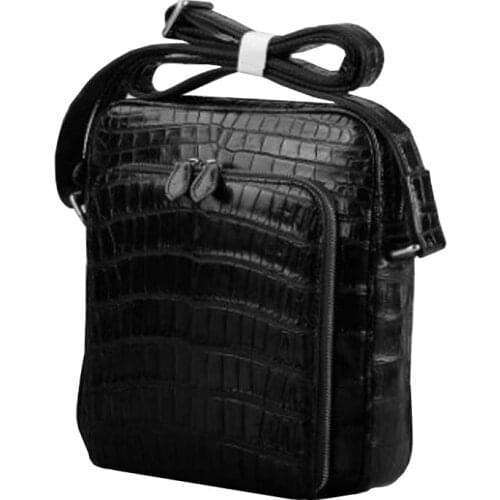 Ourui new arrival true crocodile skin male business Leather men bag crocodile leather Single shoulder male men bag