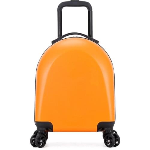 Orange medium tortoise-shaped luggage for business trips UG080-568790