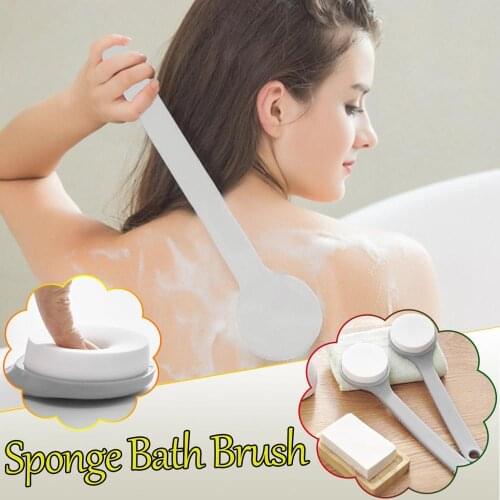 Bath Brush Long Handle Scrubber Skin Massage Brush Feet Rubbing Body Brush for Back Exfoliation Brushes Bathroom Accessories