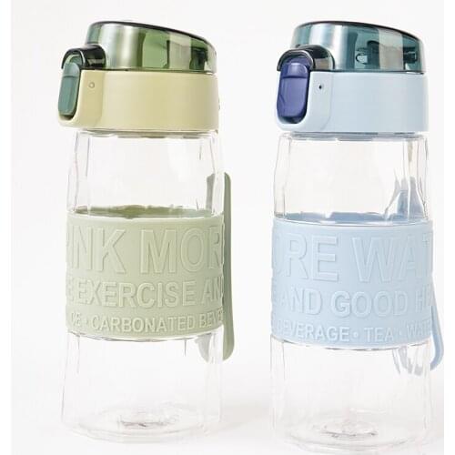 450ml Buckle Sport Cup Water Bottle Drinking Cup Plastic Drinkware Outdoor Tour Gym Fitness Kettle Leak-proof Drink Water Bottle