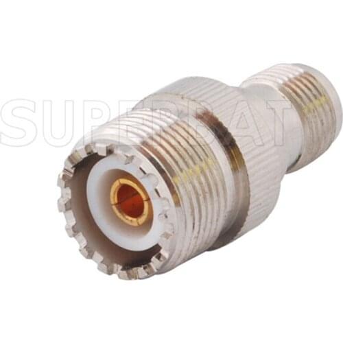 Superbat 5 pcs TNC-UHF Adapter TNC Female Jack to UHF Jack straight RF Coaxial Connector