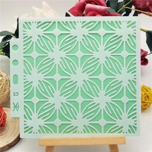 13x14cm Stars Spend Scrapbook Stencils Spray Plastic Mold Shield DIY Cake Hollow Embellishment Printing Lace Ruler Valentine