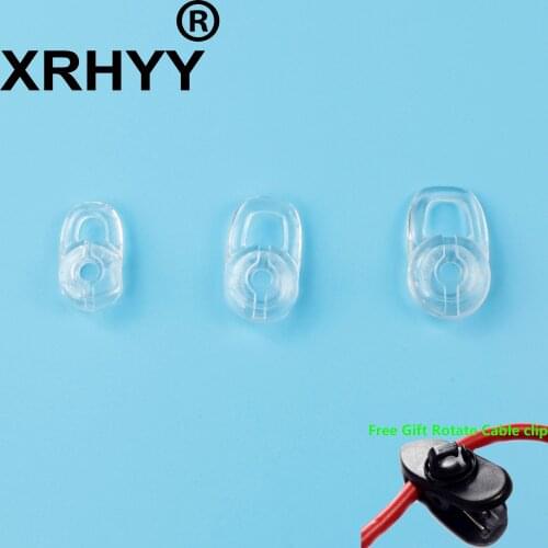 XRHYY Pack Of 3 Replacement Set Silicone Earbuds Gels Eargel For Plantronics Voyager Edge Wireless Bluetooth Small+Medium+Large