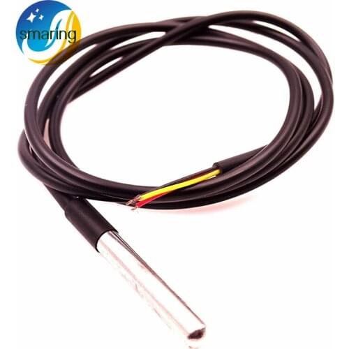 10pcs DS1820 Waterproof package stainless steel DS18b20 18B20 temperature sensor temperature probe for arduin