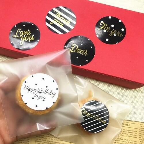 180pcs Thank You Boxes Bags Envelope Kraft Sticker Label Seal Box Gift Wrapping Baking Wedding Party Gifts Decoraction