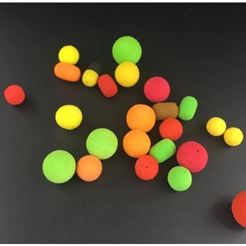 50Pcs*8MM/10mm/12mm/14mm Flavor Carp Fishing Boilies Pop Up Ball Bait Floating Fishing beads Corn Lure Artificial Hair Rig