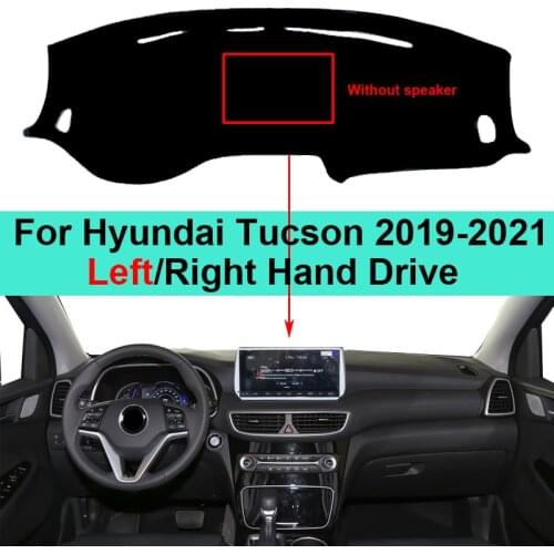 Anti-Slip Car Inner Dashboard Cover DashMat For Hyundai Tucson 2019 2020 2021 Rug Carpet Cushion Sun Shade Pad Protector