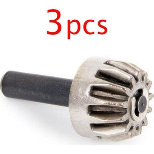Free Shipping 3pcs HSP 02030 13T Bevel Gear Set Driven Gear Spare Parts for 1/10 RC Car 94122 94166 94155 94188
